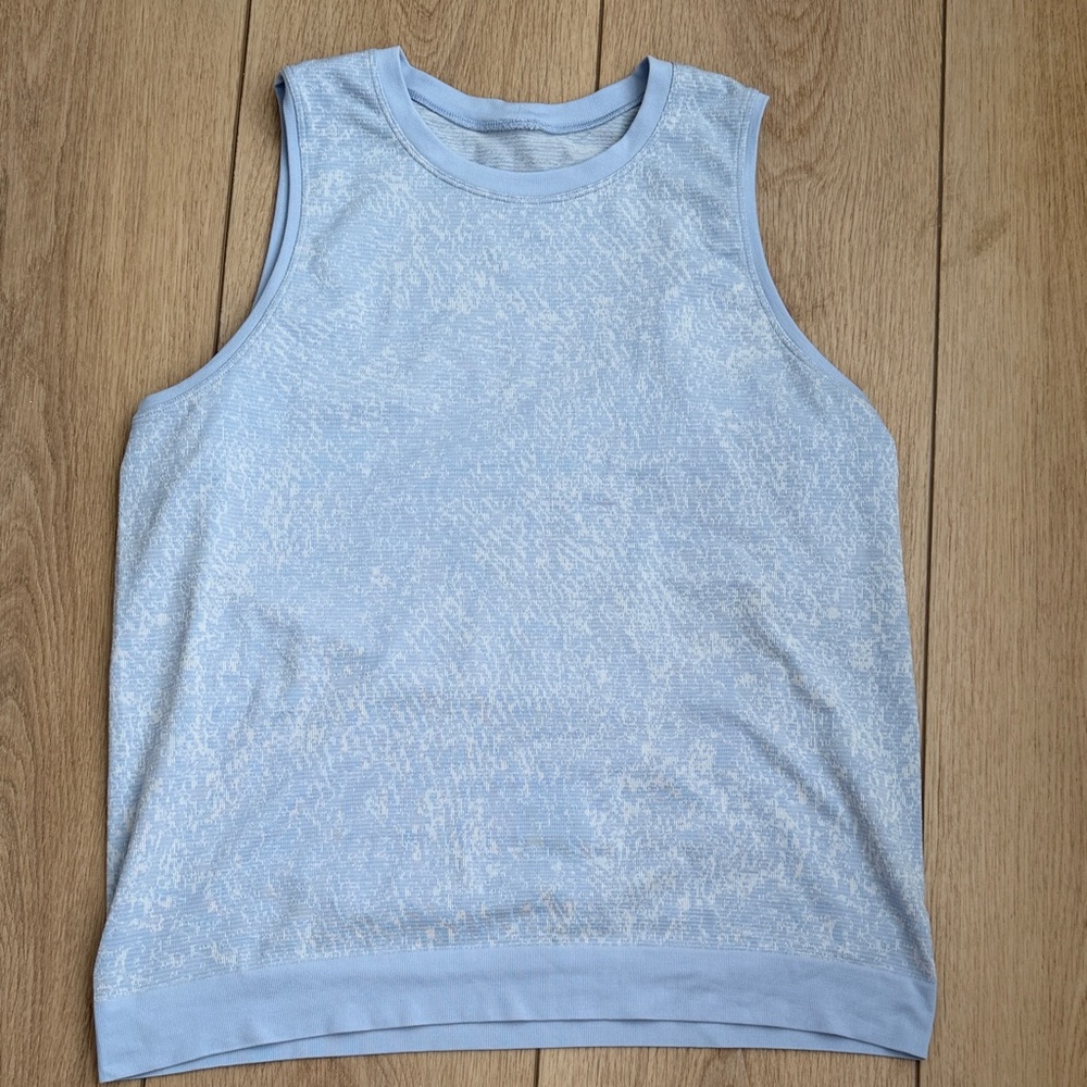 lululemon athletica Light Blue Sleeveless Active Tank